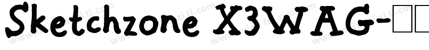 Sketchzone X3WAG字体转换